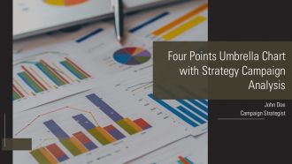 Four Points Umbrella Chart With Strategy Campaign Analysis PPT Example AT