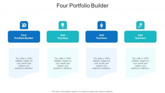 Four Portfolio Builder In Powerpoint And Google Slides Cpb