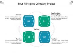 Four principles company project ppt powerpoint presentation summary influencers cpb