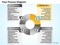 Four process diagram powerpoint templates graphics slides 0712