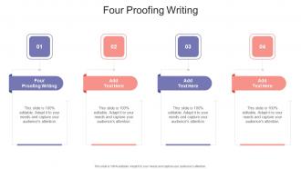 Four Proofing Writing In Powerpoint And Google Slides Cpb