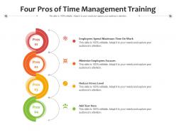 Four Pros Of Time Management Training
