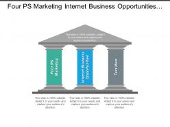 Four ps marketing internet business opportunities performance appraisals phrases cpb