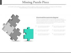 5844084 style puzzles missing 4 piece powerpoint presentation diagram infographic slide