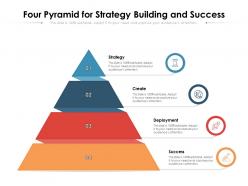 Four pyramid for strategy building and success