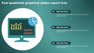 Four Quadrants Graphical Status Report Icon