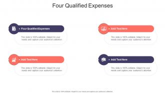Four Qualified Expenses In Powerpoint And Google Slides Cpb