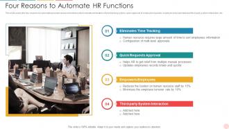Four Reasons To Automate HR Functions