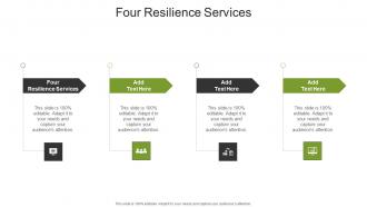 Four Resilience Services In Powerpoint And Google Slides Cpb