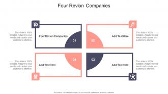 Four Revlon Companies In Powerpoint And Google Slides Cpb