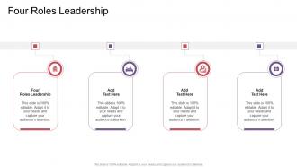 Four Roles Leadership In Powerpoint And Google Slides Cpb