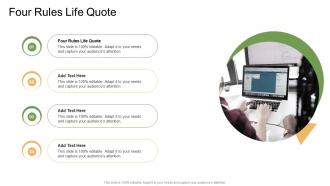 Four Rules Life Quote In Powerpoint And Google Slides Cpb
