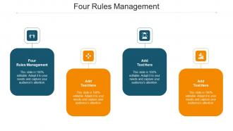 Four Rules Management Ppt Powerpoint Presentation Ideas Visuals Cpb