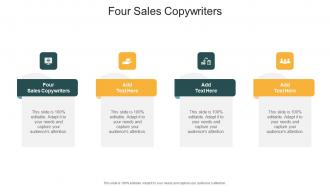 Four Sales Copywriters In Powerpoint And Google Slides Cpb