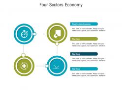 Four sectors economy ppt powerpoint presentation ideas introduction cpb