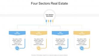 Four Sectors Real Estate In Powerpoint And Google Slides Cpb