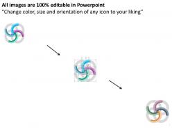 14132598 style circular loop 4 piece powerpoint presentation diagram infographic slide