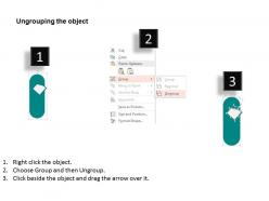 Four sequential tags for business workflow flat powerpoint design