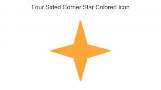 Four Sided Corner Star Colored Icon In Powerpoint Pptx Png And Editable Eps Format