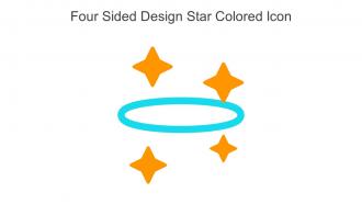 Four Sided Design Star Colored Icon In Powerpoint Pptx Png And Editable Eps Format