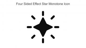 Four Sided Effect Star Monotone Icon In Powerpoint Pptx Png And Editable Eps Format
