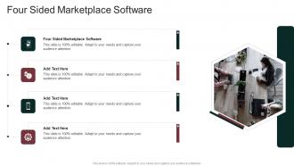 Four Sided Marketplace Software In Powerpoint And Google Slides Cpb