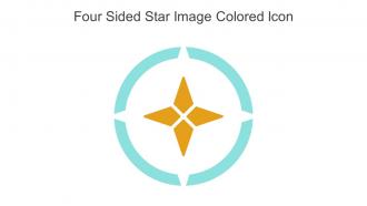 Four Sided Star Image Colored Icon In Powerpoint Pptx Png And Editable Eps Format