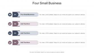 Four Small Business In Powerpoint And Google Slides Cpb