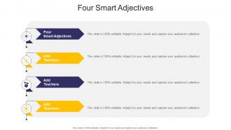 Four Smart Adjectives In Powerpoint And Google Slides Cpb