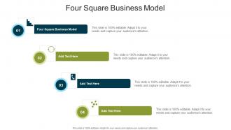 Four Square Business Model In Powerpoint And Google Slides Cpb