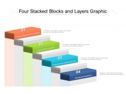 Four stacked blocks and layers graphic