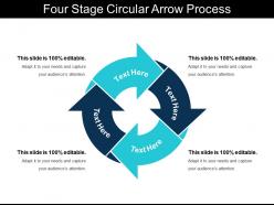 Four stage circular arrow process