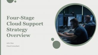 Four Stage Cloud Support Strategy Overview PPT Guidelines AT