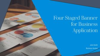 Four Staged Banner For Business Application PPT PowerPoint AT