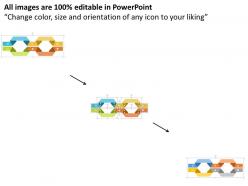 42105732 style circular zig-zag 4 piece powerpoint presentation diagram template slide