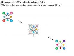 15349513 style cluster surround 4 piece powerpoint presentation diagram infographic slide