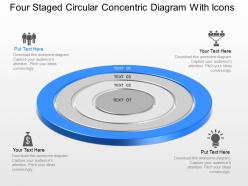 37719414 style cluster concentric 4 piece powerpoint presentation diagram infographic slide