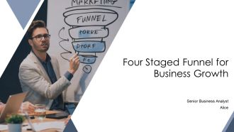 Four Staged Funnel For Business Growth PPT Structure AT