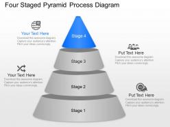 2468727 style layered pyramid 4 piece powerpoint presentation diagram infographic slide