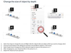 Four staged target achievement planning diagram powerpoint template slide