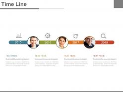 Four Staged Timeline For Employee Management Powerpoint Slides
