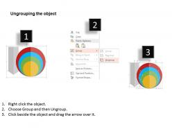 Four staged venn diagram for relationship marketing flat powerpoint design