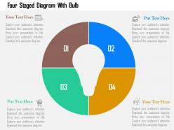 82578748 style variety 3 idea-bulb 4 piece powerpoint presentation diagram infographic slide