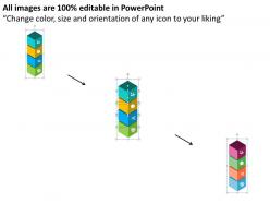 42684063 style layered cubes 4 piece powerpoint presentation diagram infographic slide