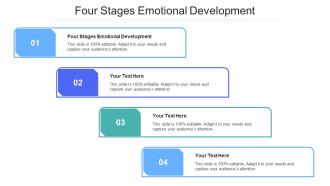 Four stages emotional development ppt powerpoint presentation pictures ideas cpb