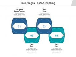 Four stages lesson planning ppt powerpoint presentation outline outfit cpb
