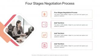 Four Stages Negotiation Process In Powerpoint And Google Slides Cpb