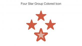 Four Star Group Colored Icon In Powerpoint Pptx Png And Editable Eps Format