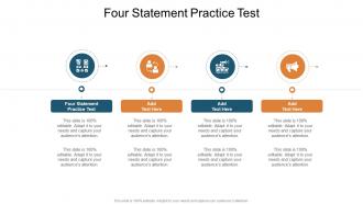 Four Statement Practice Test In Powerpoint And Google Slides Cpb