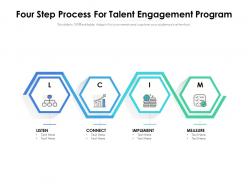 Four step process for talent engagement program